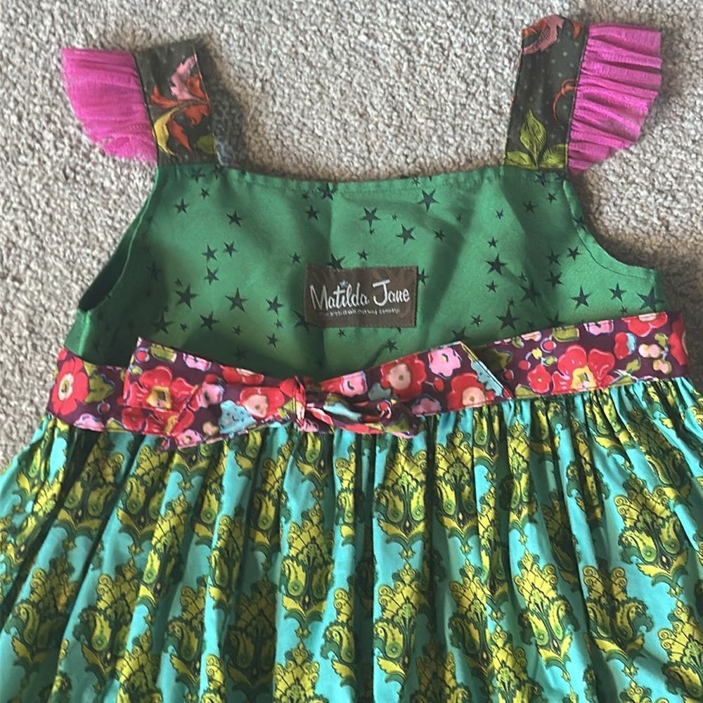 Matilda Jane Paint by Numbers Sledding Apron Dress! - Picture 13 of 16